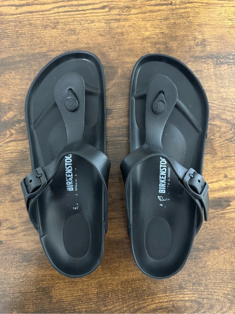 Birkenstock Black Gizeh EVA Thong Sandals - Women/Unisex